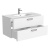Тумба с умывальником, подвесная, 100 см, белая, Brick, IDDIS, BRI10W1i95K