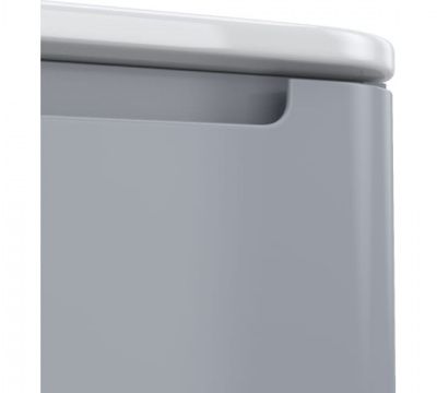 Тумба с умывальником, подвесная, 80 см, светло-серый, Edifice, IDDIS, EDI80L0i95K