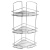 Полка трехъярусная угловая, проволока стальная, 11, Milardo, 111WC30M44