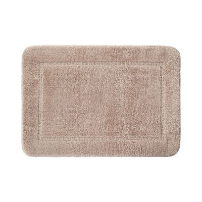 Коврик для ванной комнаты, 65х45, микрофибра, светло-коричневый, IDDIS, PSQS03Mi12