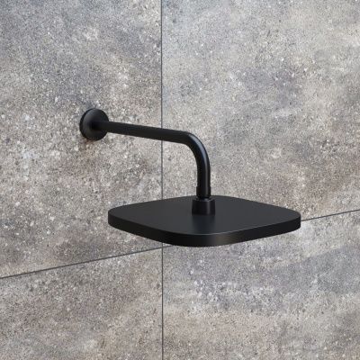 Душевая насадка верхняя квадратная, черная, SpaHome, IDDIS, SPA26BSi64