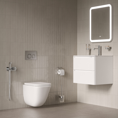 Унитаз подвесной безободковый c системой смыва Торнадо, Torr Q, IDDIS, TOQFDSEi25