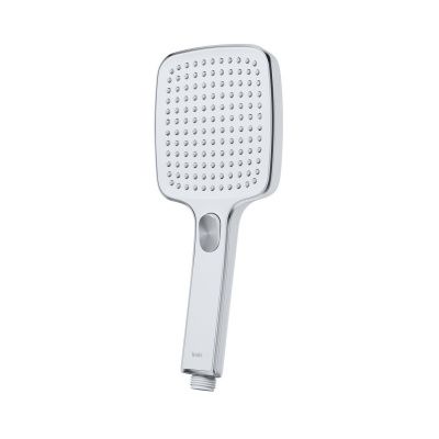 Лейка для душа, квадратная, хром с белым, Esper, IDDIS, ESP3FCSi18