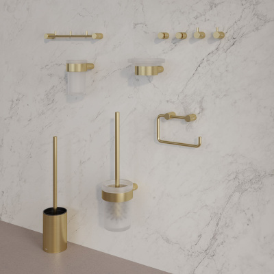 Мыльница, нержавеющая сталь, Petite, золото матовое, IDDIS, PETG0SGi42