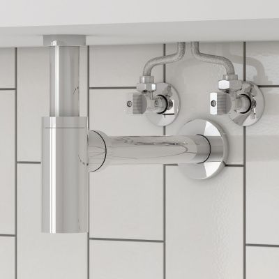 Кран угловой, с отражателем, 1/2; 3/4, шаровой, латунь, IDDIS, 910B0P1B4CZ