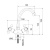 Смеситель для умывальника, Duplex, Milardo, DUPSB00M01