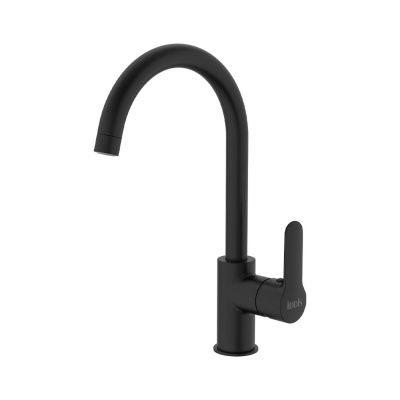 Смеситель для кухни с каналом для фильтрованной воды, черный, Cuba, IDDIS, CUBBLFJi05