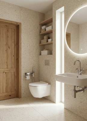 Встраиваемый смеситель с гигиеническим душем, полкой и держателем полотенца, Nova, CETUS, CSN9338553C