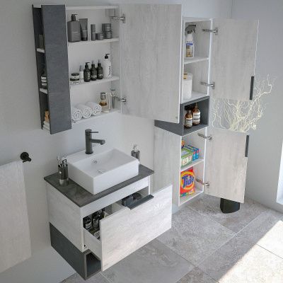 Зеркало-шкаф ГРАФИТ 60, COROZO