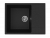 Мойка кухонная из искусственного камня, врезная CETUS С-650-004 черная