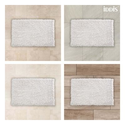 Коврик для ванной комнаты белого цвета, 50*80 см, микрофибра, IDDIS, D19M580i12