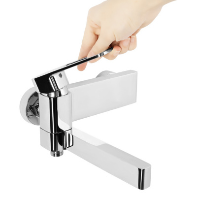 Смеситель для ванны, хром, Slide, IDDIS, SLISB00i02WA