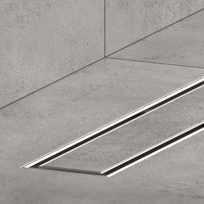 Лоток душевой, сифон 360, комбинированный затвор, двухсторонняя решетка, 700мм, хром, IDDIS, 975B7SB00DZ