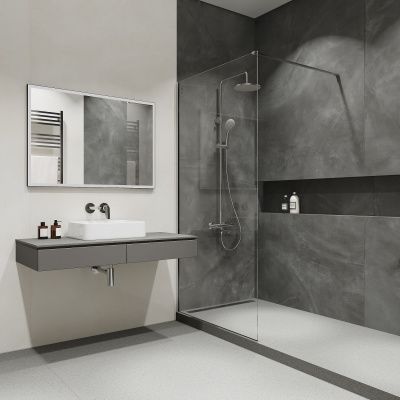 Cмеситель термостатический с верхним душем, Torr, IDDIS, TORSBBTi06-S