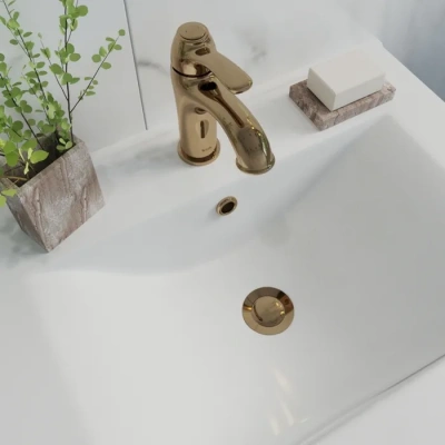 Выпуск для умывальника с переливом золото,Cloud,IDDIS,CLOG00i88 CLOG00i88