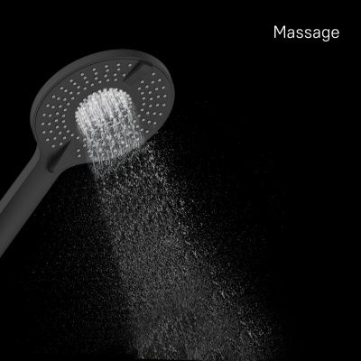 Лейка для душа, 4F, черная матовая, Rora, Milardo, ROR4FBRM18