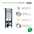 Комплект 2в1: инсталляция и черная клавиша смыва, Profix Light, IDDIS, PRL00MBi32K