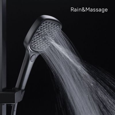 Лейка для душа, черная, Slide, IDDIS, SLI3F0Bi18