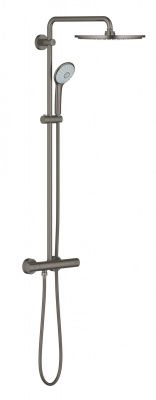 Душевая система с термостатом для настенного монтажа, GROHE Euphoria System 310, тёмный графит матовый (26075AL0)