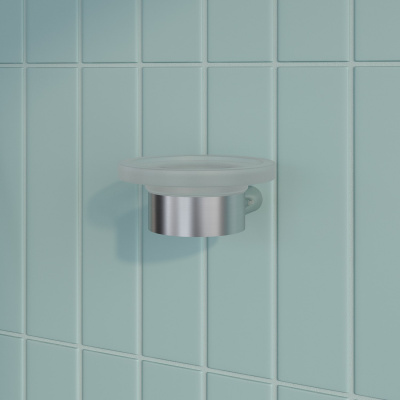 Мыльница, нержавеющая сталь, Petite, хром матовый, IDDIS, PETSSSGi42