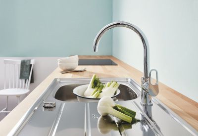 Смеситель для кухонной мойки GROHE BauFlow, хром (31230001)