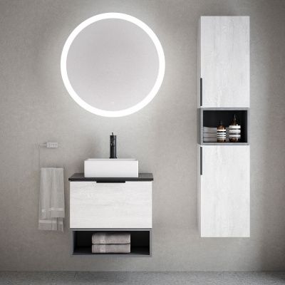 Тумба подвесная ГРАФИТ 60 Z1, COROZO