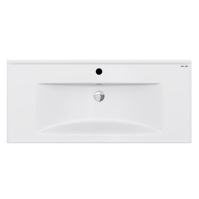 M85AWCC1002WG X-Joy, Раковина мебельная, керамическая, 100 см, встроенная, цвет: белый, глянец