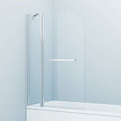 Шторка на ванну, глянцевый ал. проф., 100х140, Ray, IDDIS, RAY6CS0i90