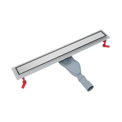 Лоток душевой, сифон 360, комбинированный затвор, двухсторонняя решетка, 700мм, хром, IDDIS, 975B7SB00DZ