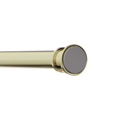 Карниз для ванной комнаты, 110-200 см, золотой матовый, Elegante, IDDIS, RSG0120i14