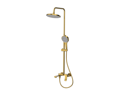 Смеситель для ванны с верхним душем, Linea Brushed Gold, CETUS, CSLBG53553GY-05-S2192