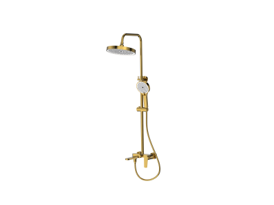 Смеситель для ванны с верхним душем, Alba Brushed Gold, CETUS, CSABG128GY-07-S2185