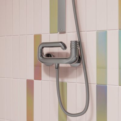 Смеситель для ванны с управлением Push Control, Twist, IDDIS, TWISBBTi02WA