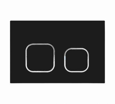 Клавиша смыва, 04 Black (черная), CETUS, 04BLCS