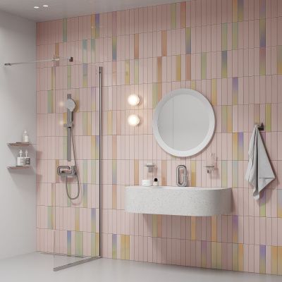 Смеситель для ванны с управлением Push Control, Twist, IDDIS, TWISBBTi02WA