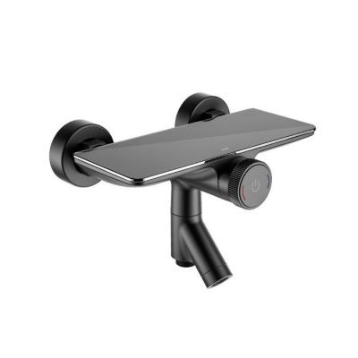 Смеситель для ванны с управлением Push Control, чер. мат., Shelfy IDDIS, SHEBLBTi02WA 
