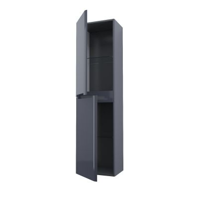 Пенал подвесной, 40 см, темно-серый, Edifice, IDDIS, EDI40D0i97