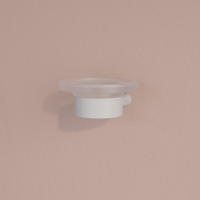 Мыльница, нержавеющая сталь, Петит (Petite), белый матовый, IDDIS, PETWTSGi42