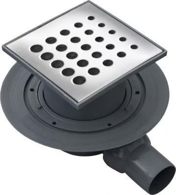 Душевой трап точечный PESTAN Confluo Standard Drops 1 ( с 1 выходом), 150*150мм, 13000009