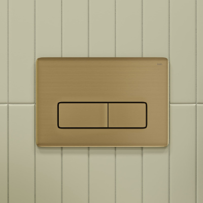 Клавиша смыва, механическая, золото матовое, Unifix, IDDIS, UNIS2MGi77