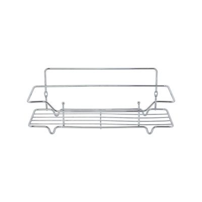 Полка одноярусная прямая, проволока стальная, хром, Grid, Milardo, GRICS1CM44