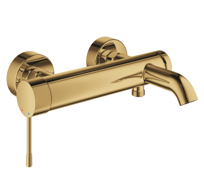 Смеситель однорычажный для ванны Grohe Essence, наружный, настенный, 25250GL1