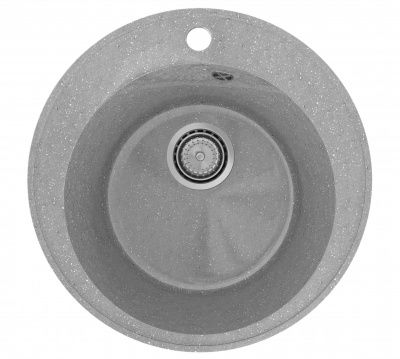 Мойка кухонная из искусственного камня, врезная CETUS С-475-003 светло-серая