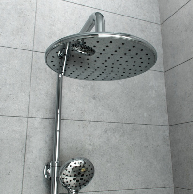 Душевой гарнитур с верхней лейкой, хром, Ray, IDDIS, RAYSB3Fi76