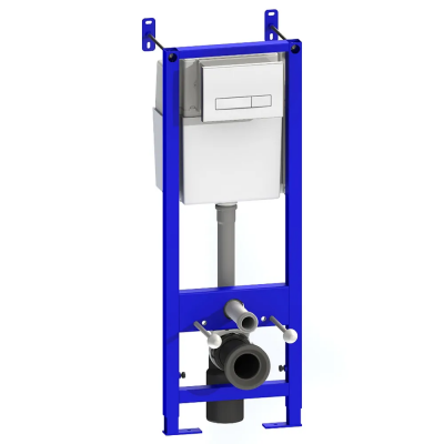 Комплект инсталляции УКЛАД для унитаза с белой кнопкой  СИ 01.04.54.10.0