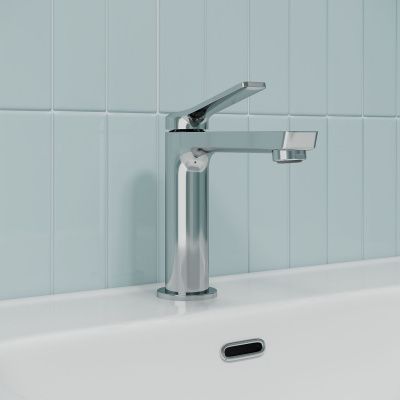 Смеситель для умывальника, глянцевый хром, Parker, IDDIS, PARSB00i01