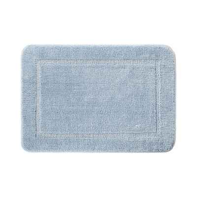 Коврик для ванной комнаты, 65х45, микрофибра, голубой, IDDIS, PSQS04Mi12