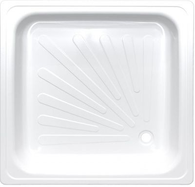 Поддон стальной душевой с каркасом и экраном Antika 900*900*150 мм