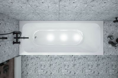 Ванна акриловая  МЕТАКАМ Strict 160*70 на ножках