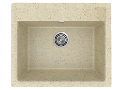 Мойка кухонная из искусственного камня, врезная CETUS С-565-002 бежевая